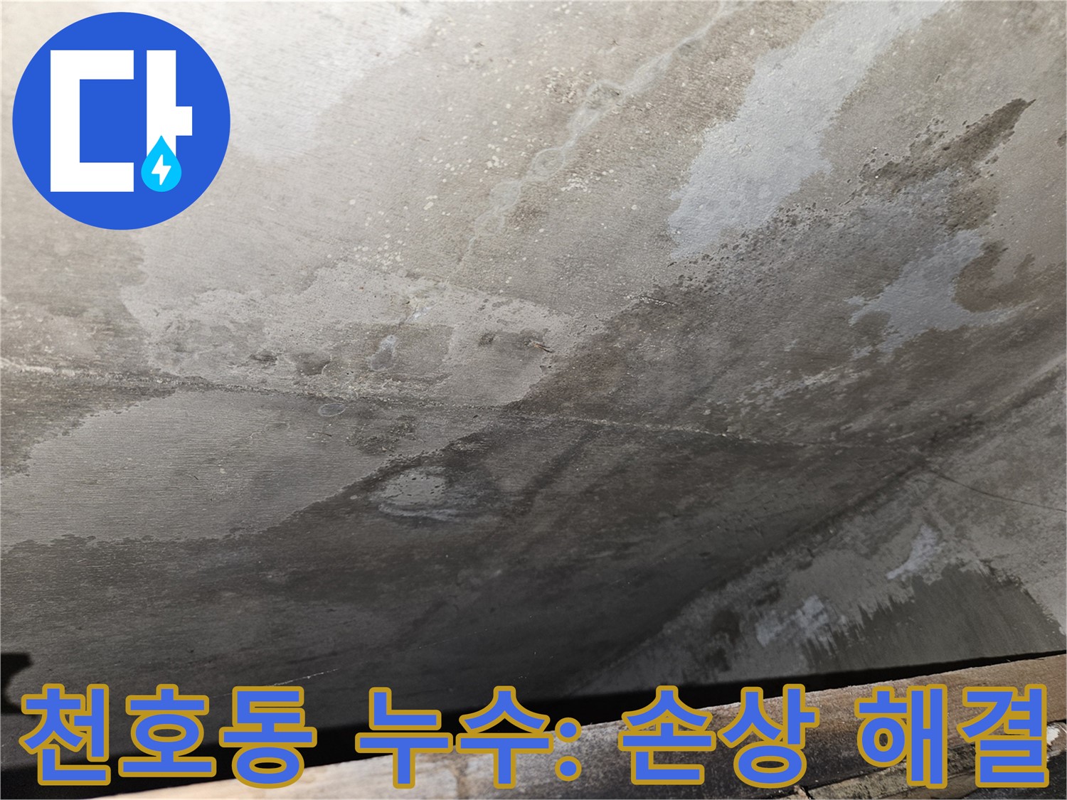 천호동 콘크리트 손상 문제 해결 - 전문 업체의 안전하고 확실한 누수 해결