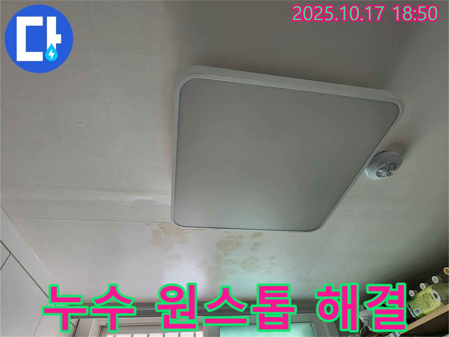 양주시 남면 상수리 주택 - 천장 누수 원스톱 해결 서비스 제공
