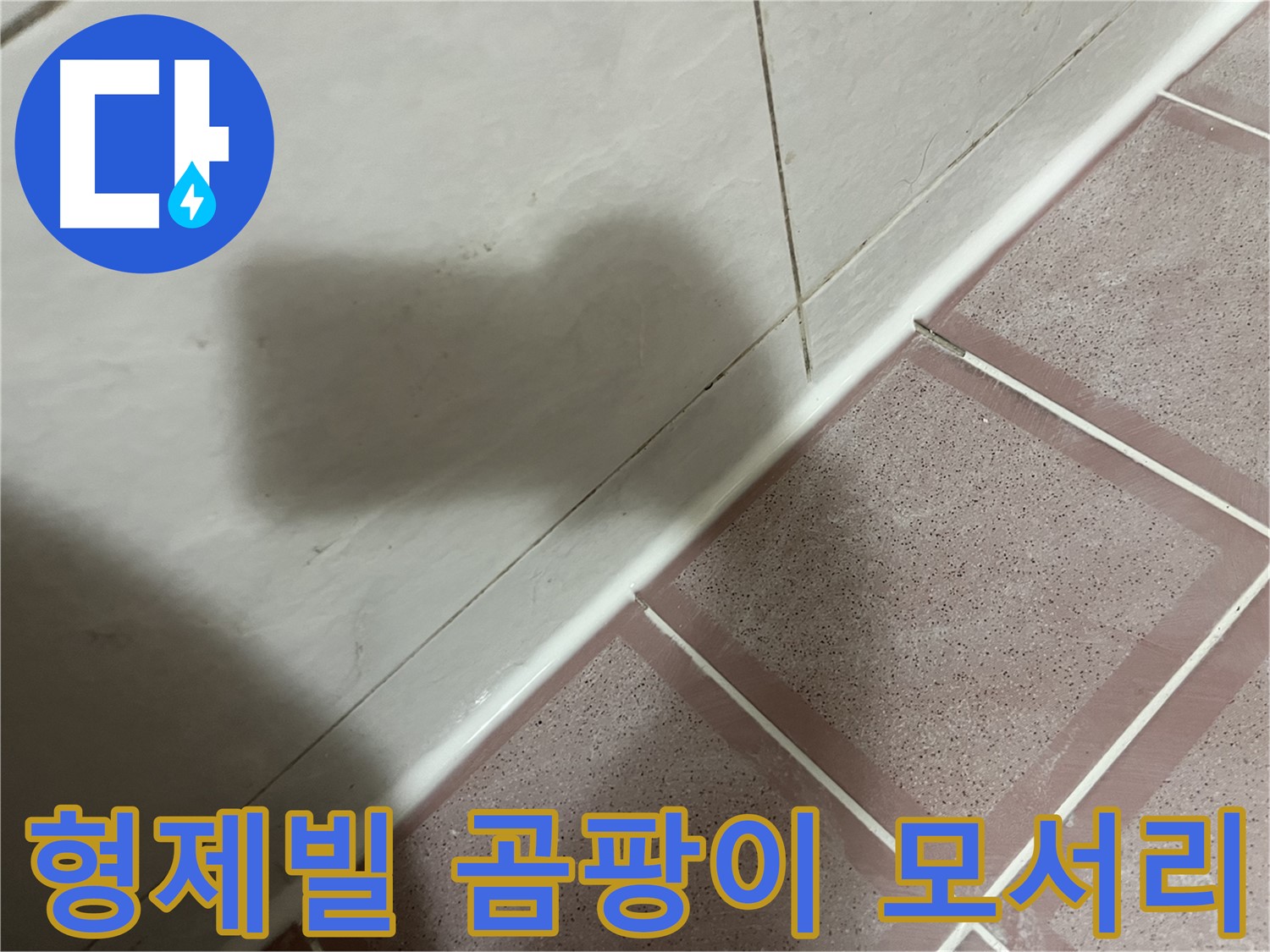 금천구 형제빌 곰팡이 모서리 누수 - 꼼꼼한 실리콘 시공으로 건물 보호