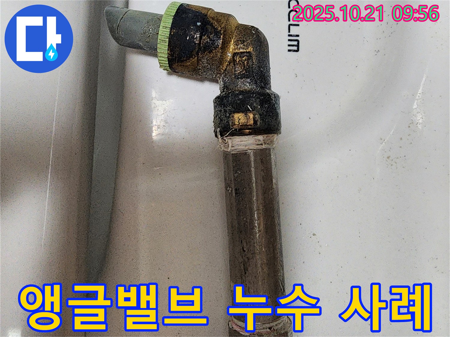 세탁기 앵글밸브 누수 - 전문적인 누수 탐지 기술로 해결했습니다.