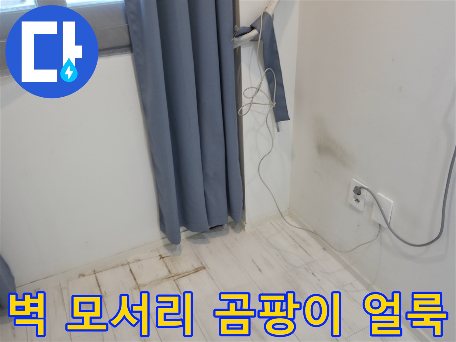 신림동 누수 - 벽 모서리 곰팡이, 얼룩 - 원인 분석 시작