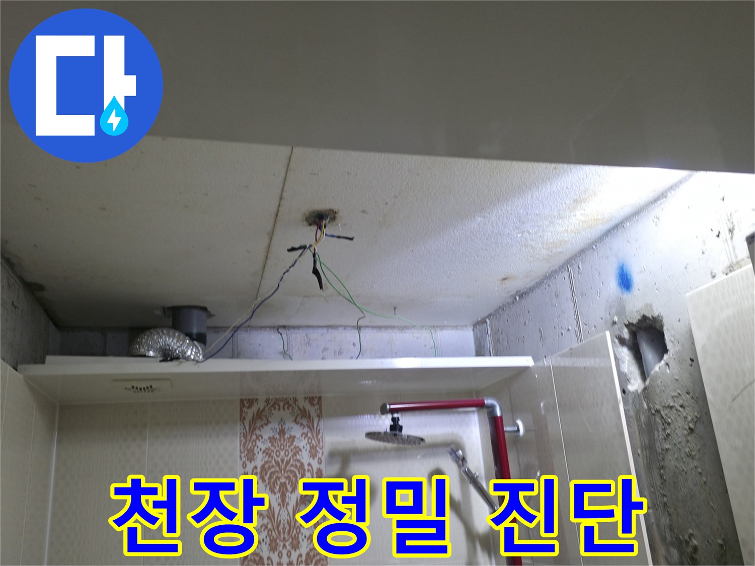 성북구 북악동 스카이힐스테이 - 천장 누수 정밀 진단 과정