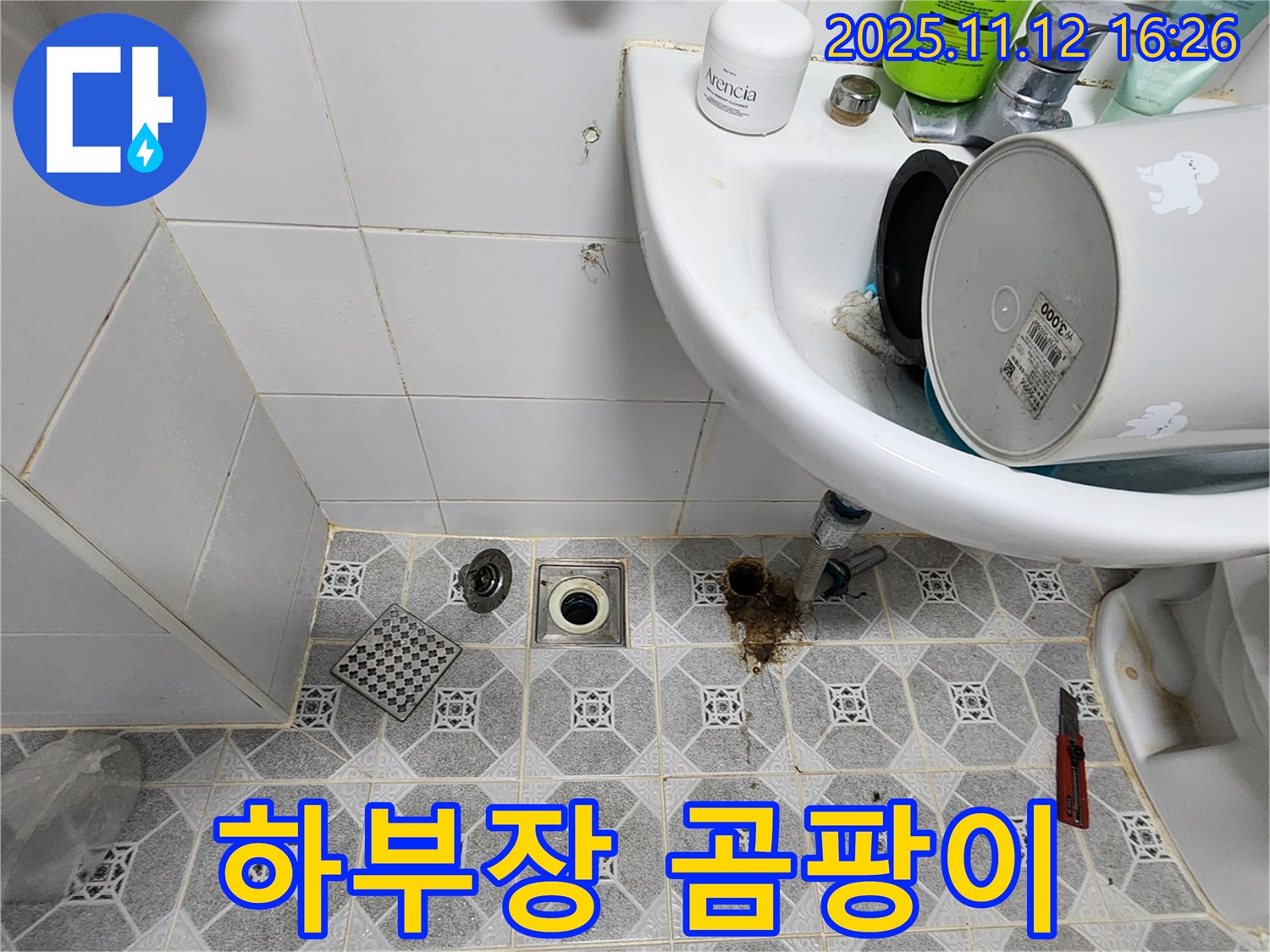 포천 세면대 하부장 곰팡이 - 누수 의심하고 전문가 점검 받으세요