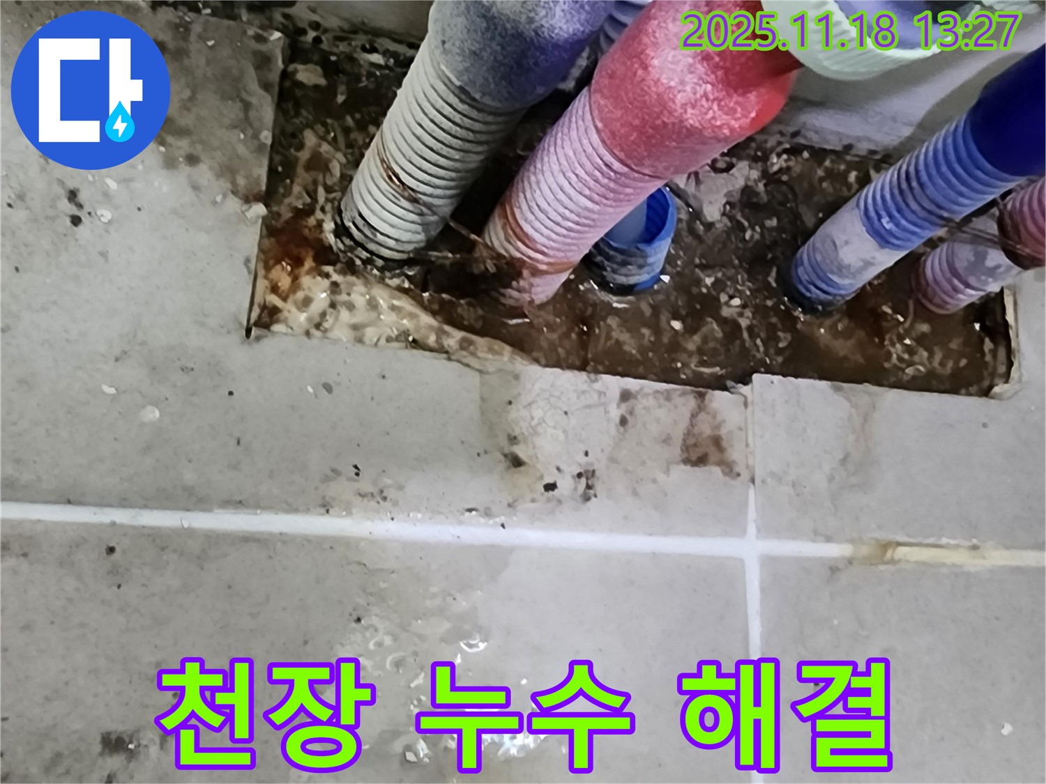 포천시 내촌면 진목리 누수 - 천장 누수 완벽 해결, 곰팡이 걱정 없이 쾌적하게