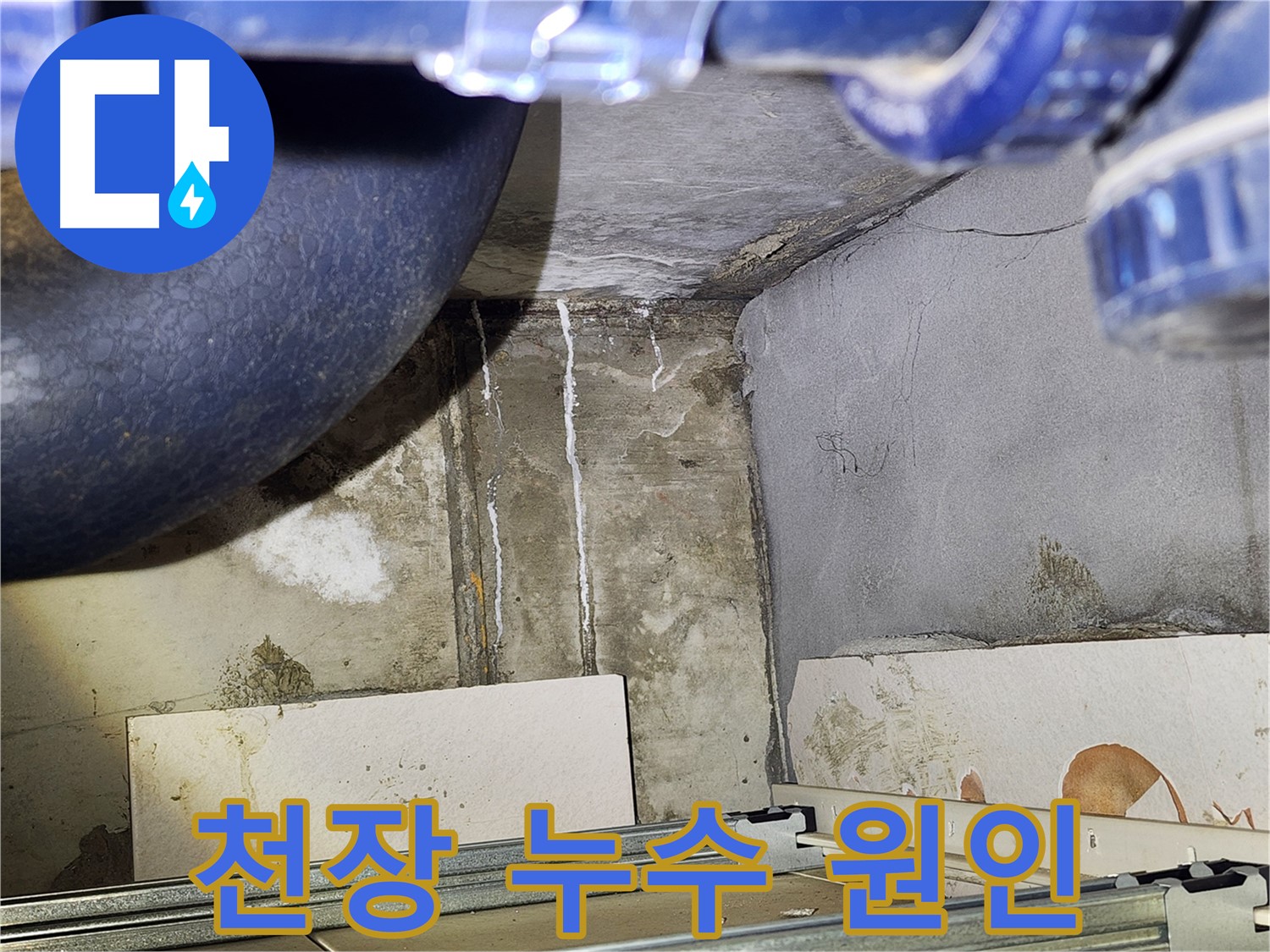 철산동 아파트 화장실 천장 누수 - 누수 원인 정확히 파악하여 문제 해결