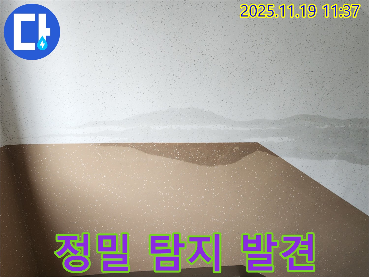 포천 내촌면 건물 계단 벽 누수 - 정밀 탐지로 숨겨진 누수 지점 발견