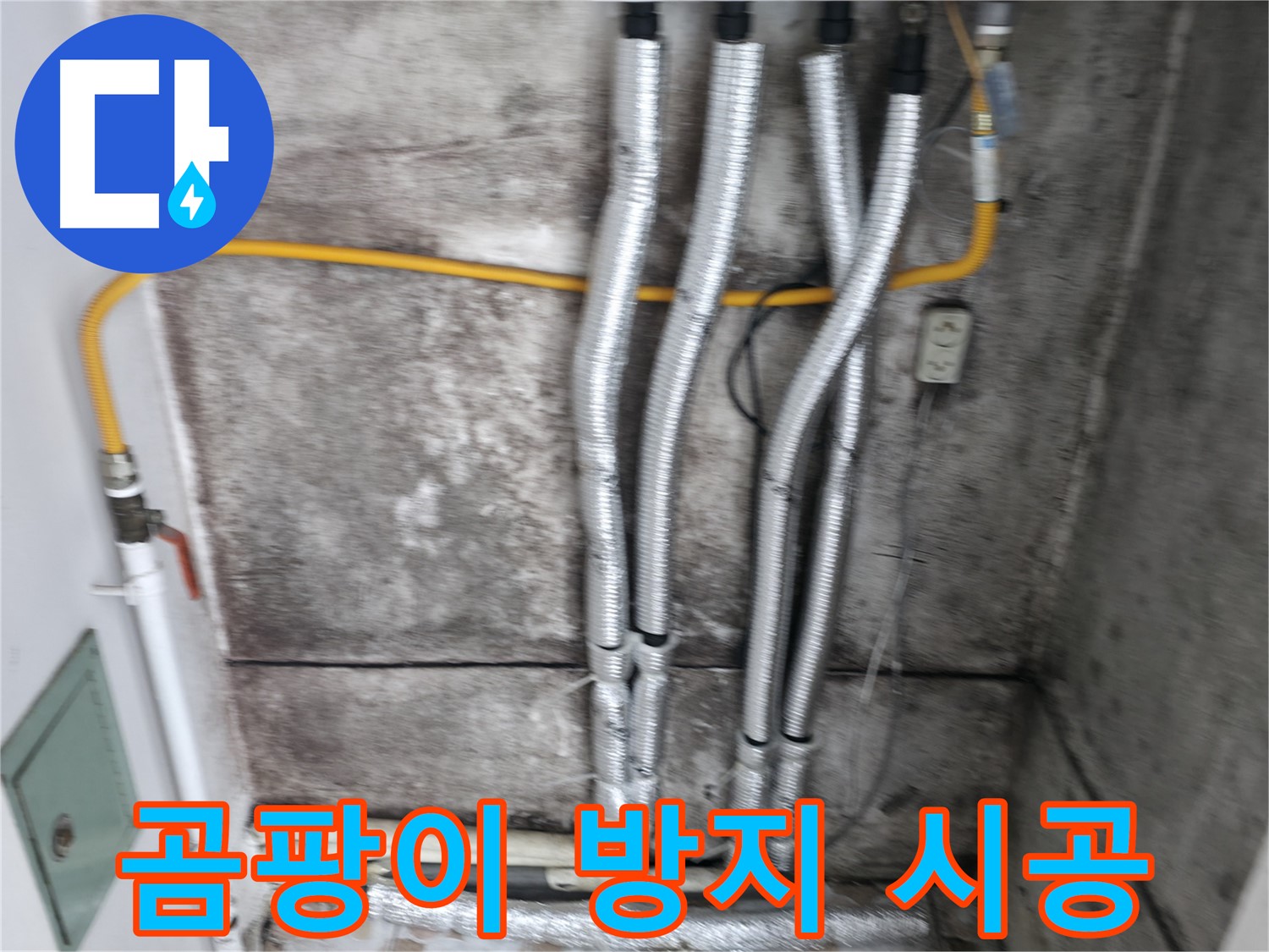 새 배관 교체 후 곰팡이 방지 - 낡은 배관 교체로 곰팡이 걱정 없이 쾌적한 환경을 만들어 드립니다.
