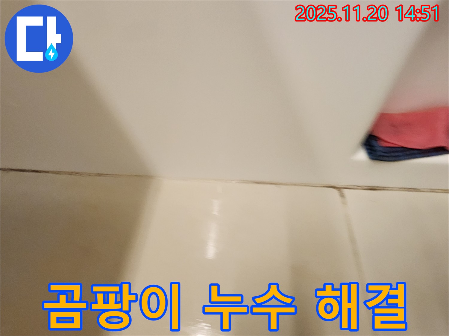 포천 가산면 욕실 타일 틈새 곰팡이 누수 - 전문적인 기술로 곰팡이 제거와 누수 해결을 한 번에!