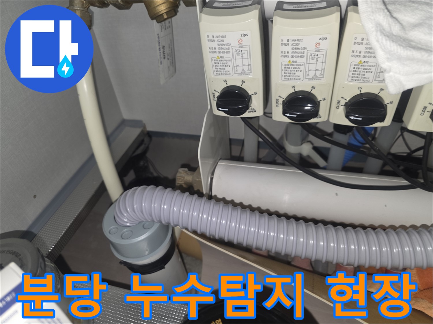 분당 정자동 누수탐지 현장 - 누수 원인 진단 및 해결 과정
