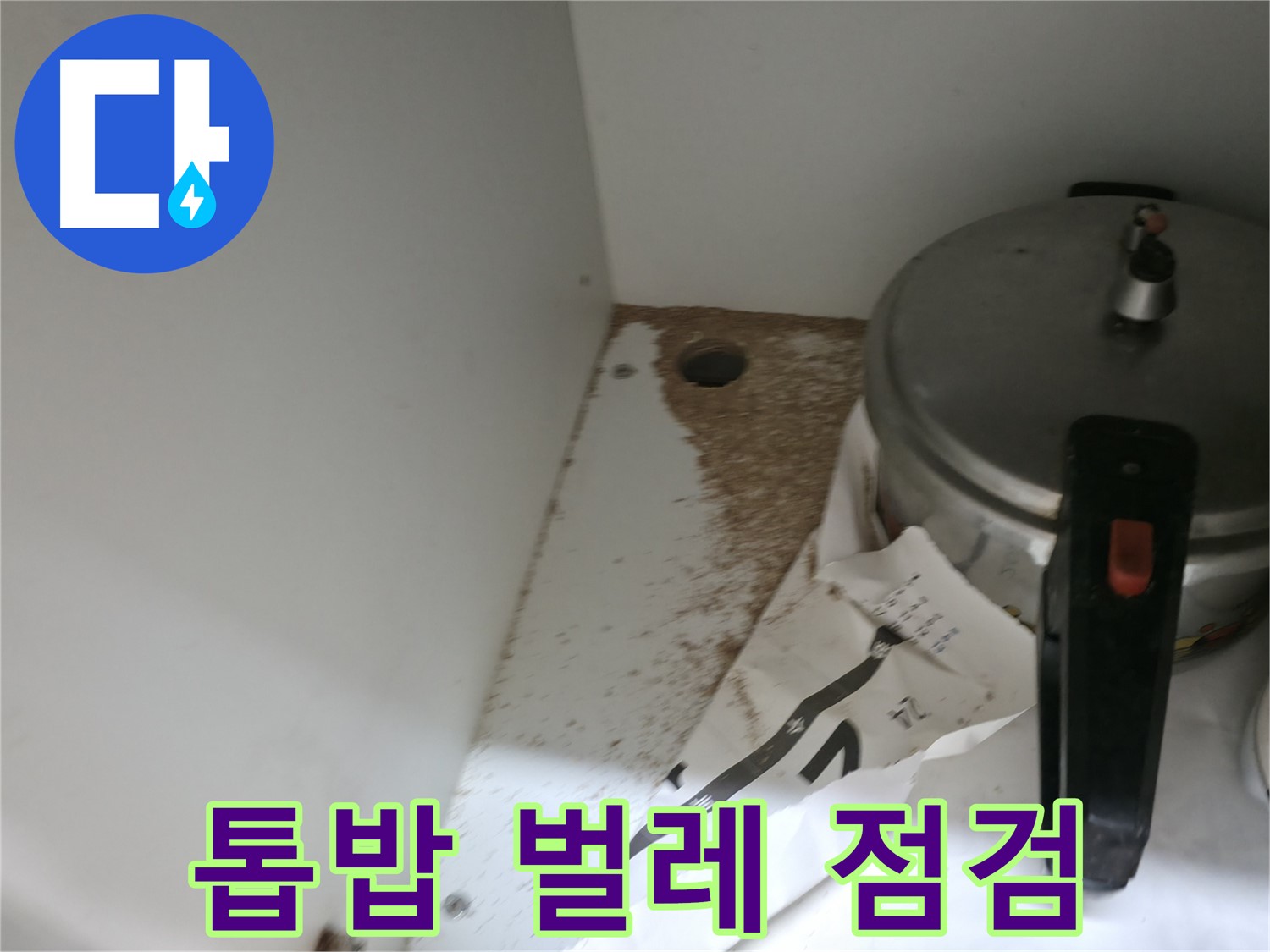 서초2동 싱크대 누수 - 톱밥, 벌레 문제 긴급 점검