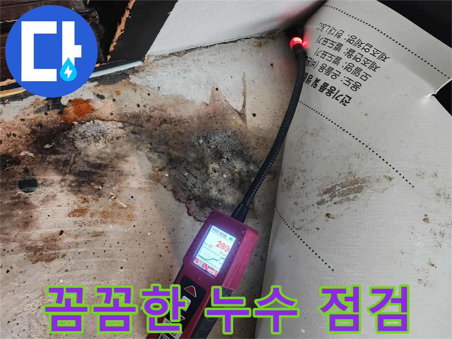 광진구 누수탐지 - 구의동 곰팡이 문제, 꼼꼼한 점검으로 확실하게 해결
