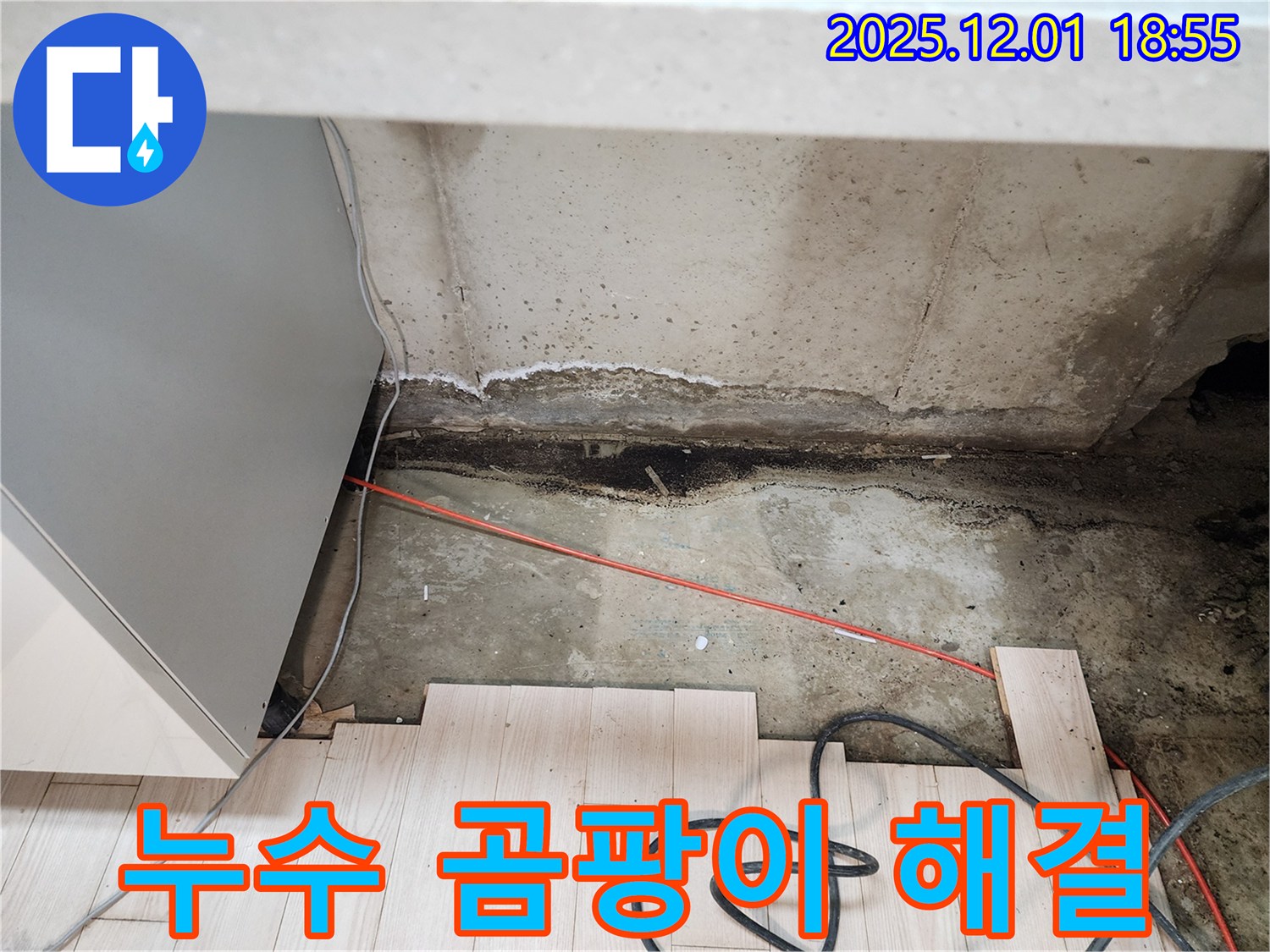 포천시 이동면 연곡리 싱크대 누수 - 곰팡이 문제 해결 과정 상세 공개