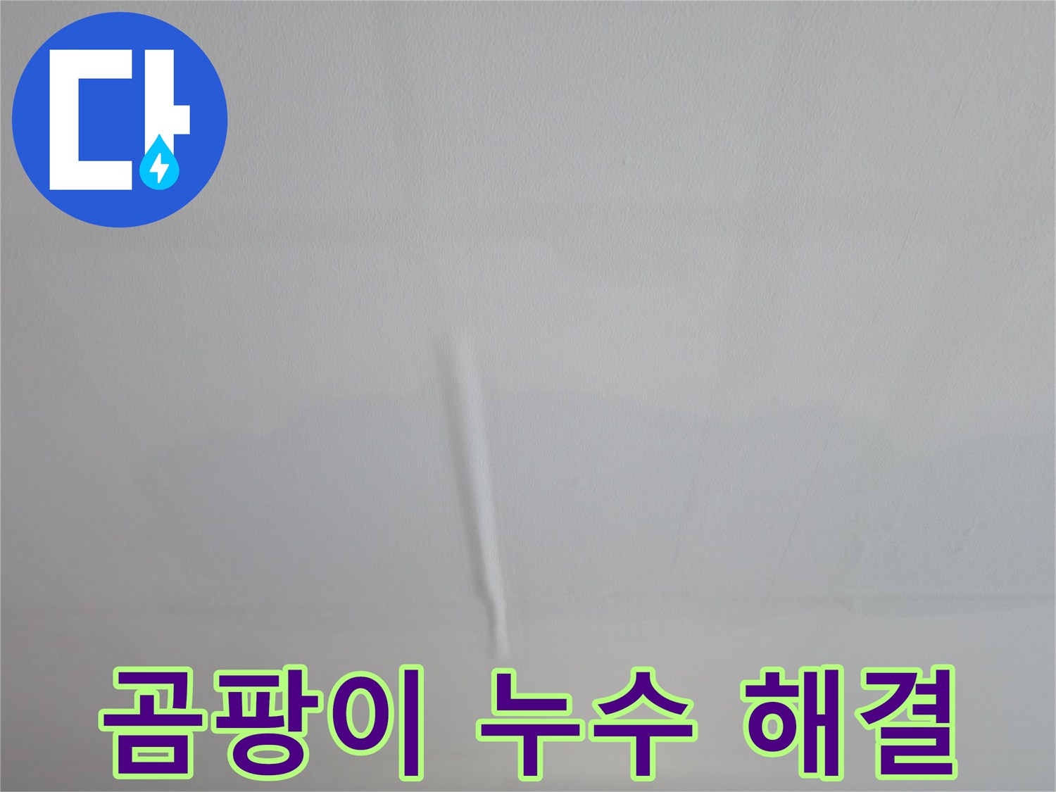 의왕시 능안동 백운그린힐 아파트 곰팡이 핀 벽 - 시급한 누수 해결 과정