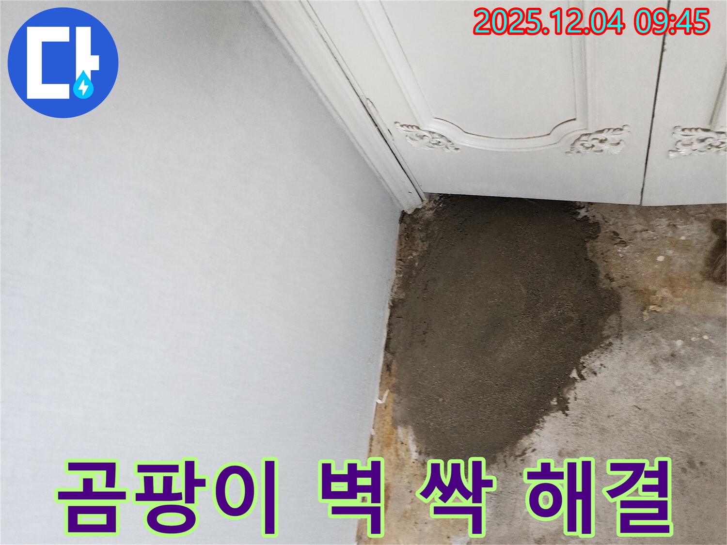 포천시 일동면 유동리 누수 - 곰팡이 핀 벽, 누수 해결하고 깨끗하게 싹!