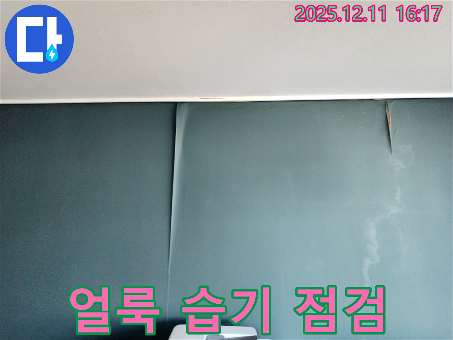 포천 영중면 누수 - 벽지 얼룩과 습기 냄새 발견, 긴급 점검으로 곰팡이 번식 예방
