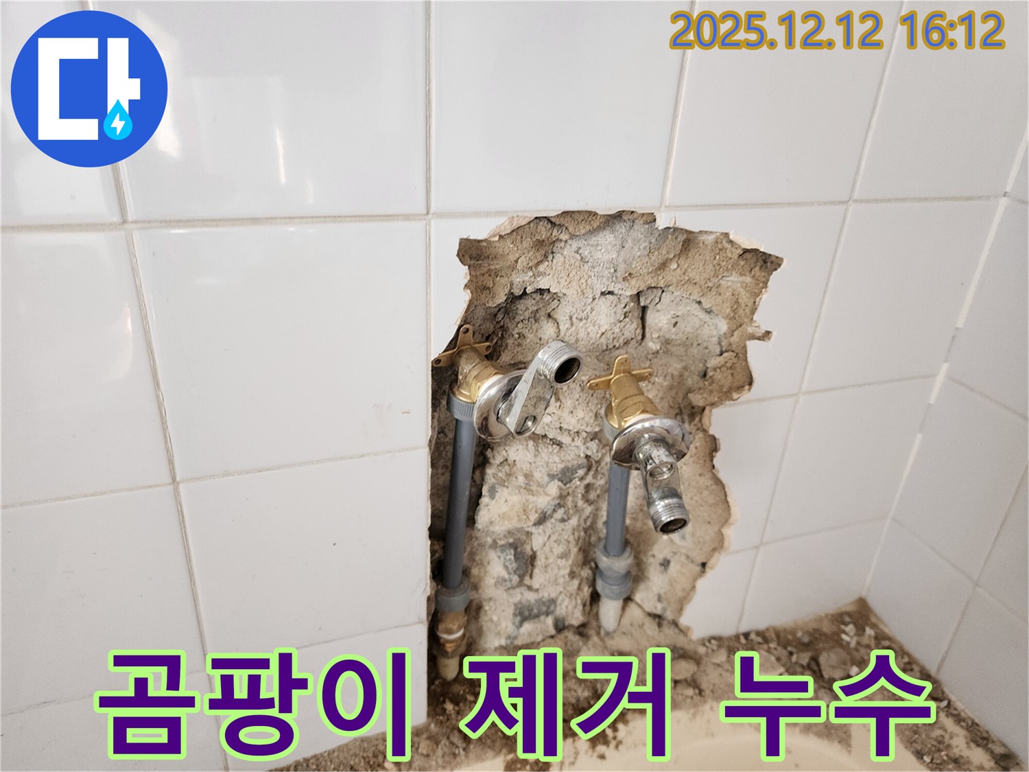 포천 욕실 벽에 곰팡이 - 누수 잡고 곰팡이 제거까지!