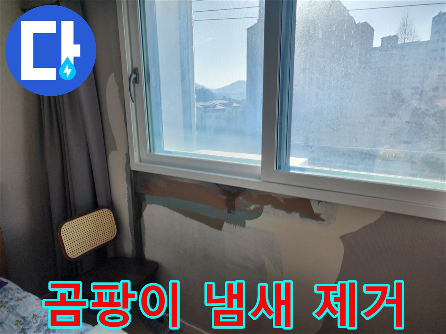 곰팡이 냄새 제거 - 쾌적한 실내 공기 - 누수 해결