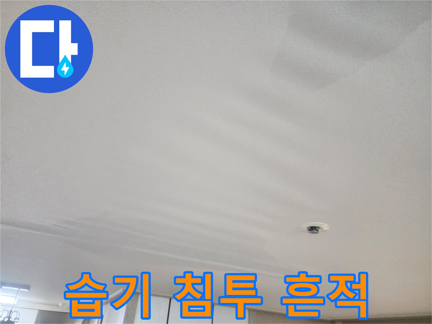 거실-천장-마감재-습기-침투-현황
