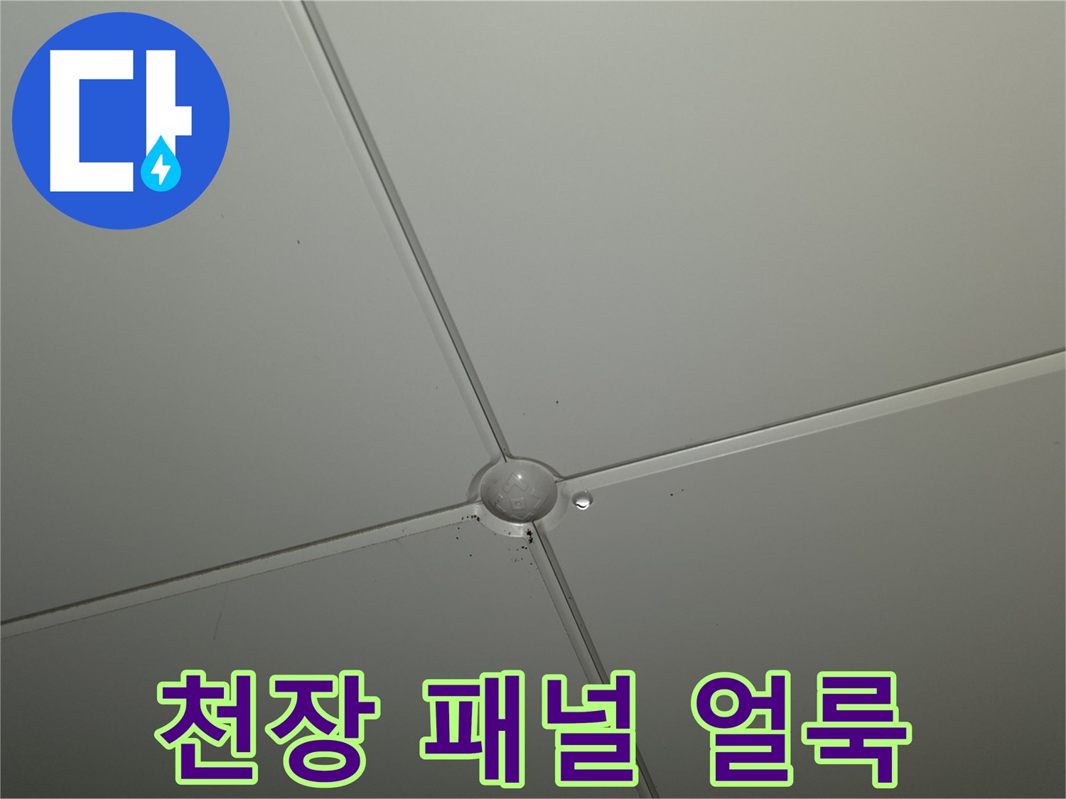 천장-판넬-접합부-습기-맺힘