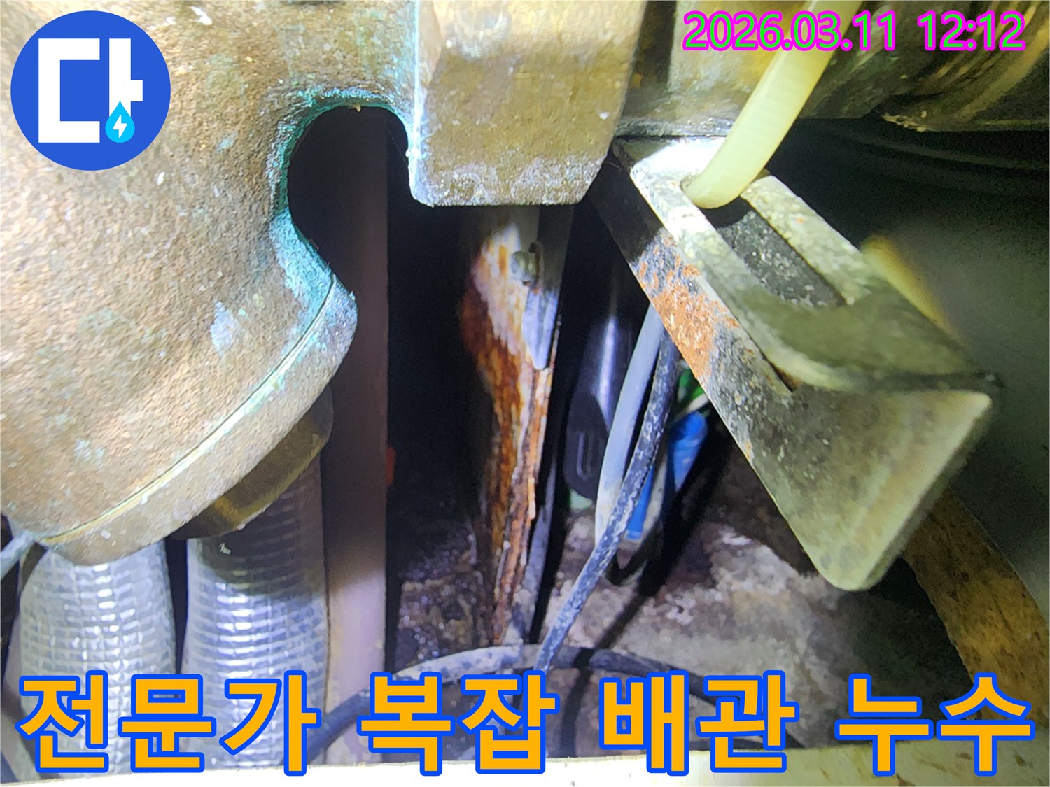 복잡하고-부식된-배관에서-발생한-누수-문제에-대한-전문가의-정확한-진단-및-해결