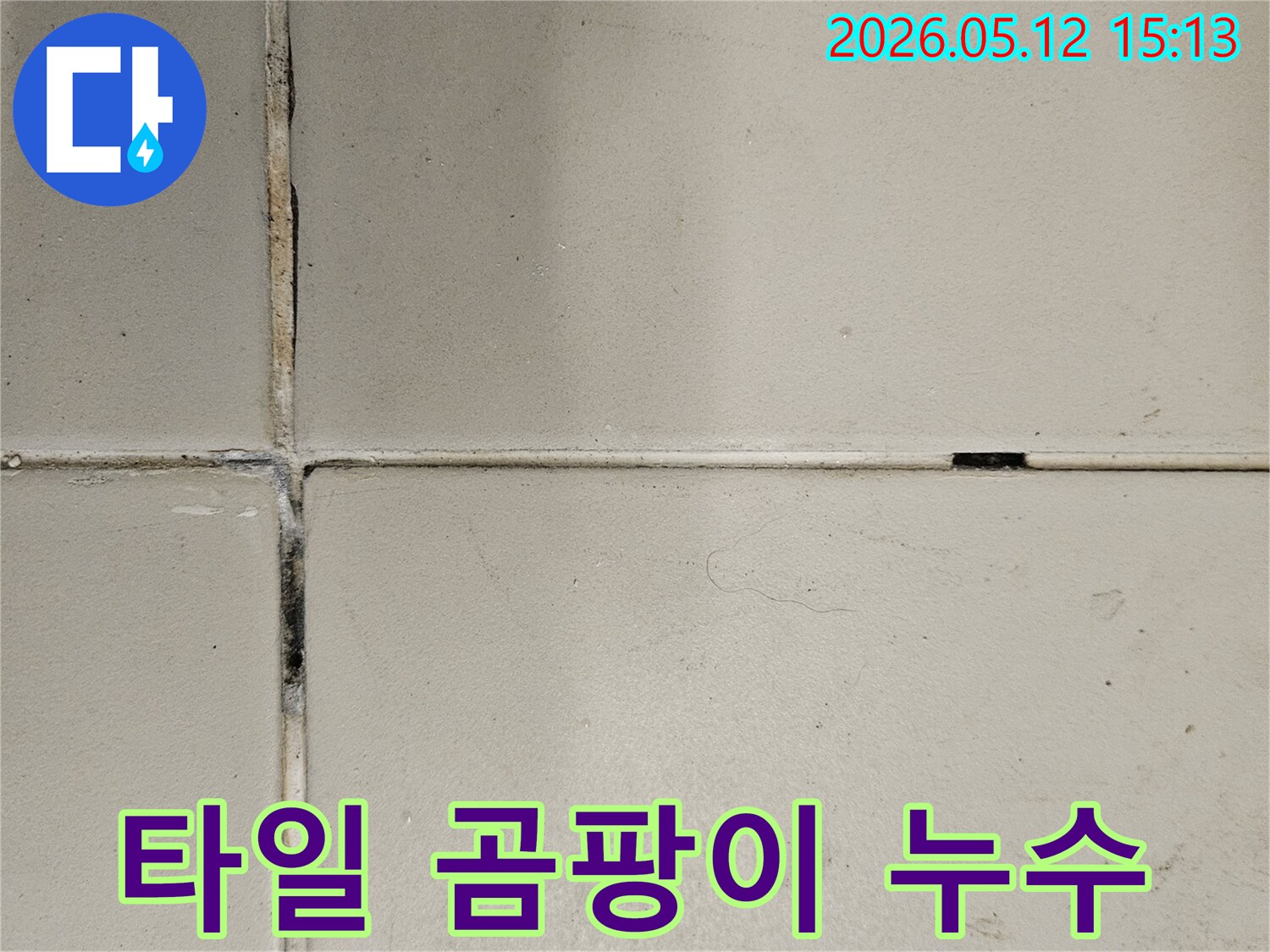 이-사진은-타일-줄눈에-생긴-검은-곰팡이와-오염을-보여주며-이는-누수의-잠재적-징후입니다