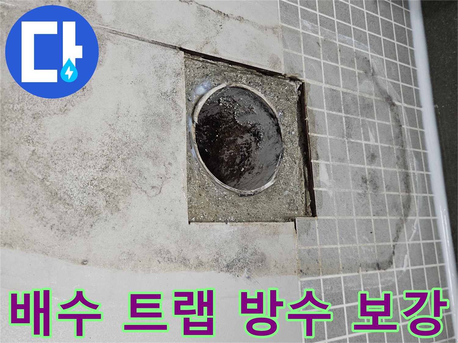 양주 옥정동 화장실-유가 주변의 누수 차단 작업
