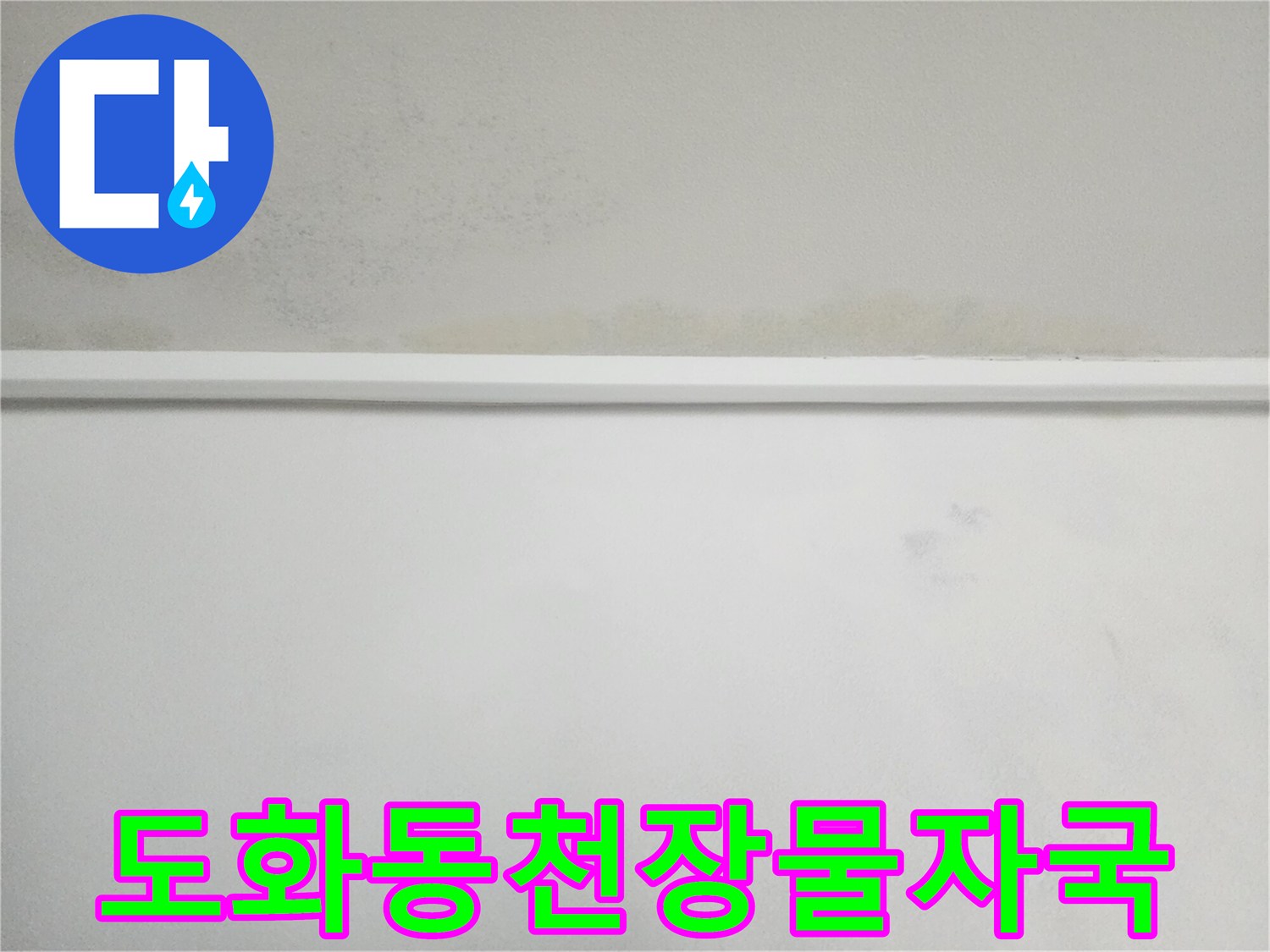 마포구-도화동-아파트-천장-누수-흔적-사진